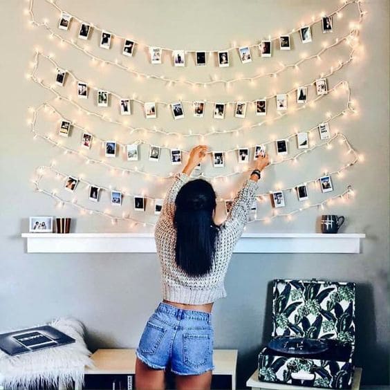 Pin on picture wall